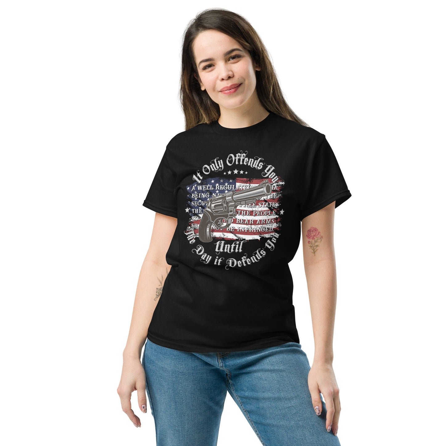 It only offends You Unisex classic tee