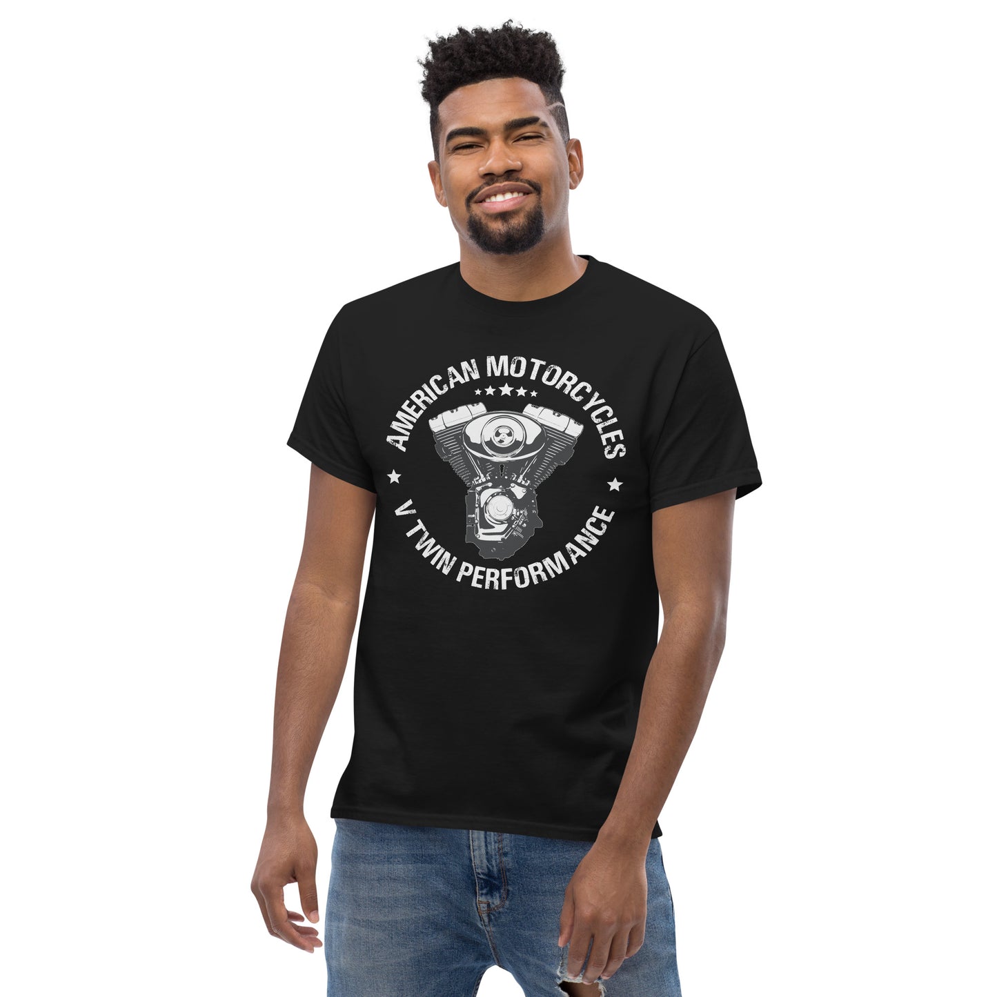American Motorcycles V Twin Unisex classic tee