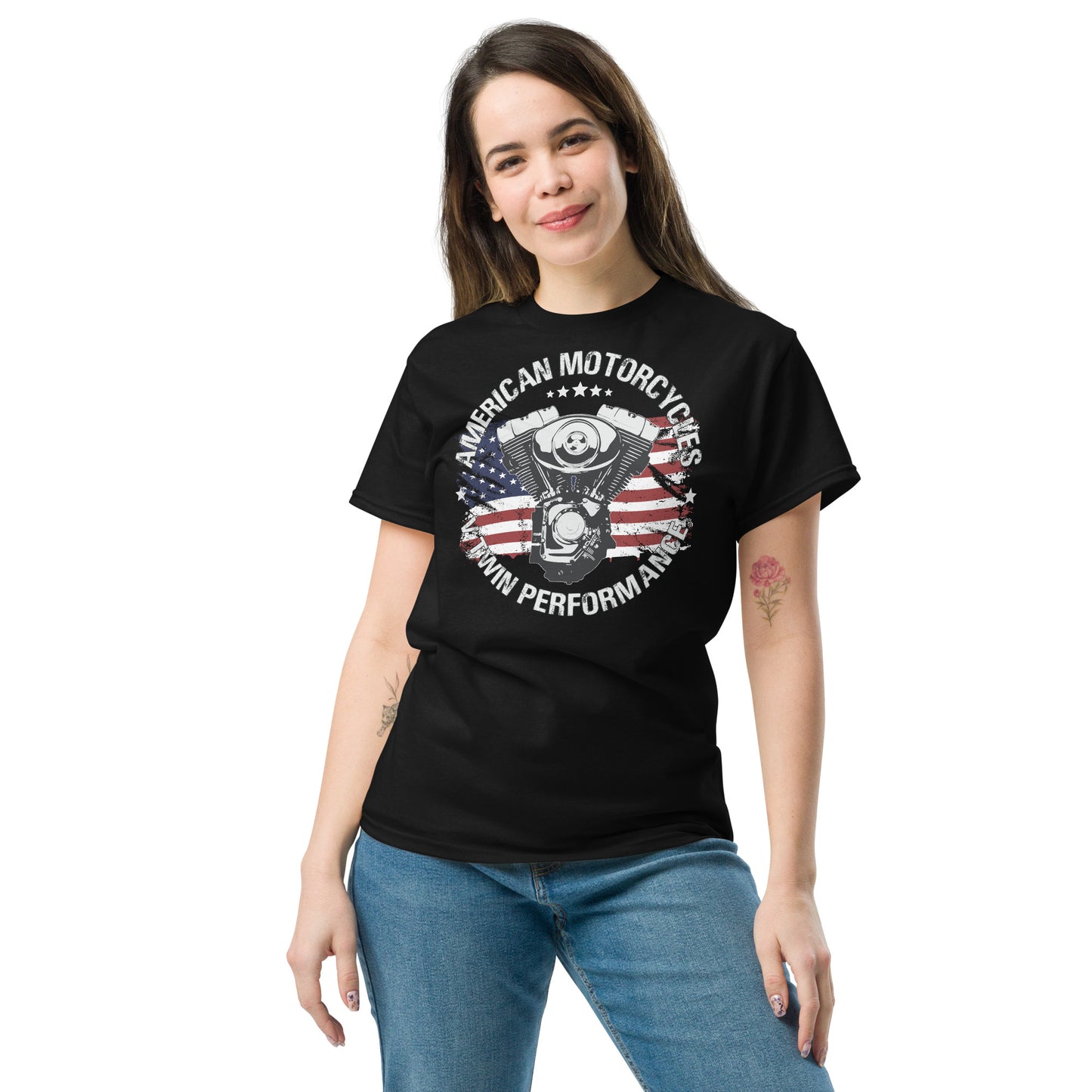 American V Twin Motorcycles Unisex classic tee