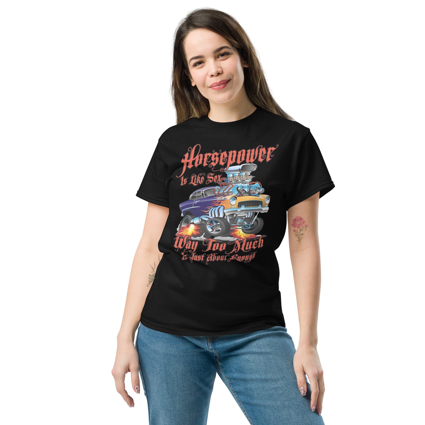 Horsepower is Like Sex Unisex classic tee